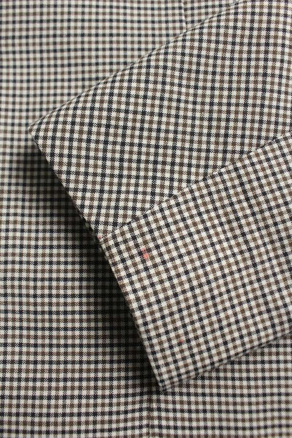 kolor 25SS Grey Gingham Check Oversized 2B Jacket Size S