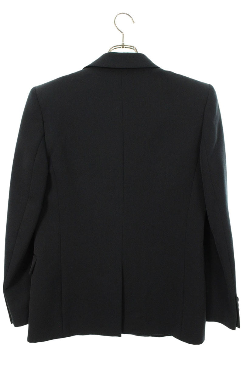 SAINT LAURENT PARIS Contrast Lapel Smoking Jacket Size S