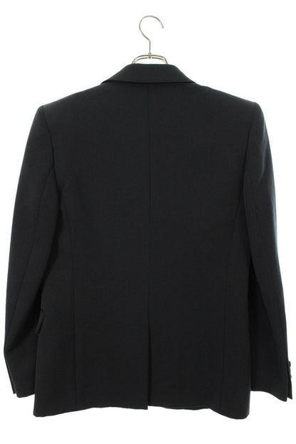 SAINT LAURENT PARIS Contrast Lapel Smoking Jacket Size S