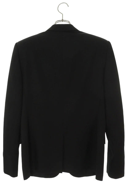 SAINT LAURENT PARIS Wool Peak Lapel Jacket Black Size M
