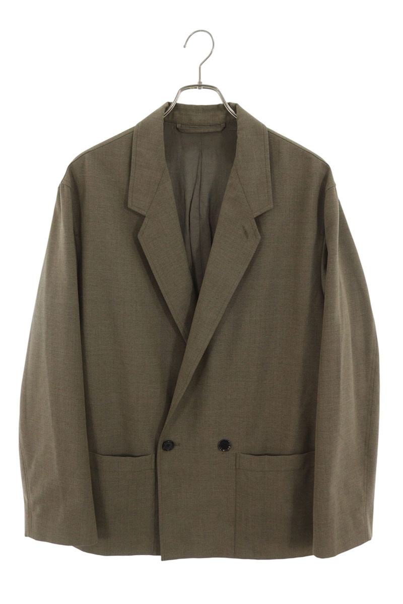 LEMAIRE 24SS Workwear Double Breasted Jacket Gray Size XS