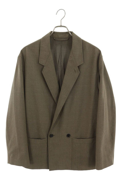 LEMAIRE 24SS Workwear Double Breasted Jacket Gray Size XS