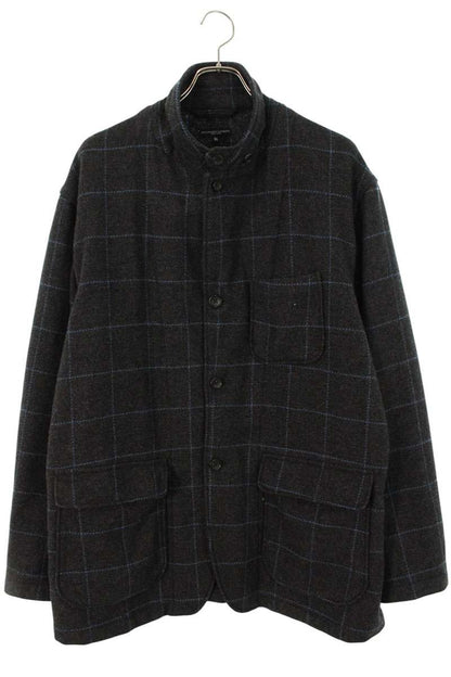 Engineered Garments Grey Wool Blend Zip Jacket Size XL