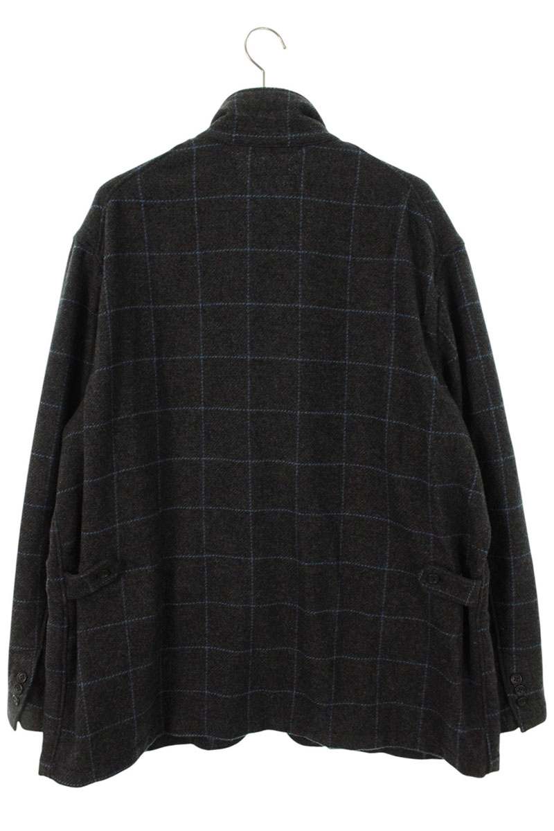 Engineered Garments Grey Wool Blend Zip Jacket Size XL