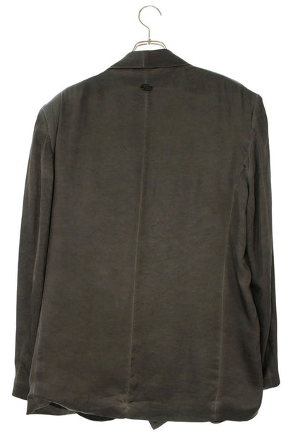 DIESEL Grey Rayon Double Breasted Jacket Size L
