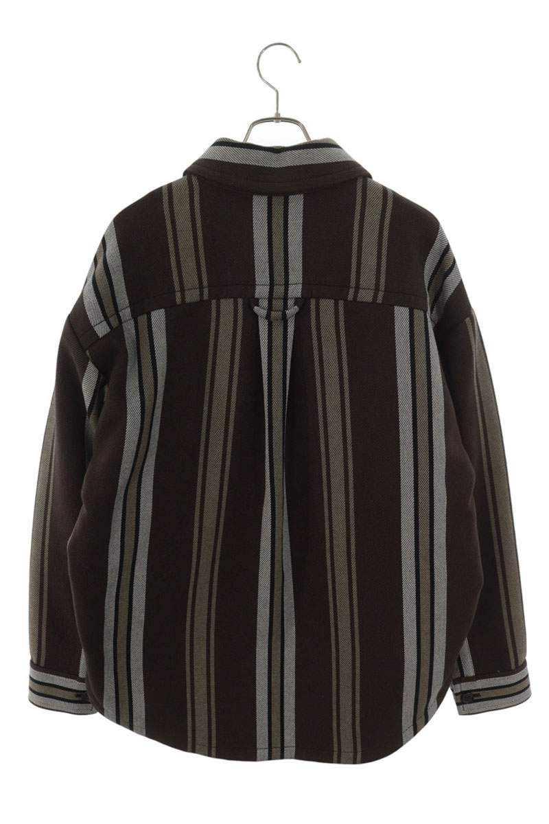 JACQUEMUS Le Blouson Striped Zip-Up Jacket Size L