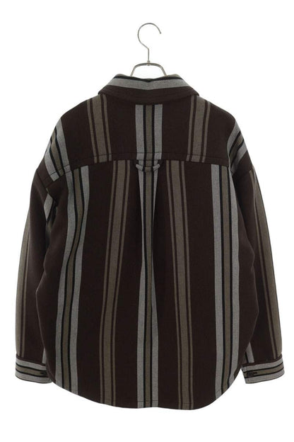 JACQUEMUS Le Blouson Striped Zip-Up Jacket Size L