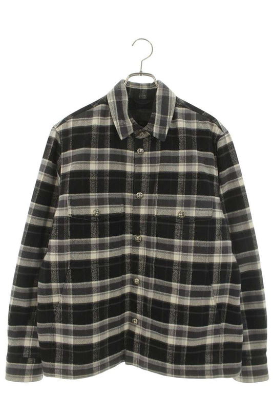 Chrome Hearts WORK DOG Check Cross Ball Jacket Size M