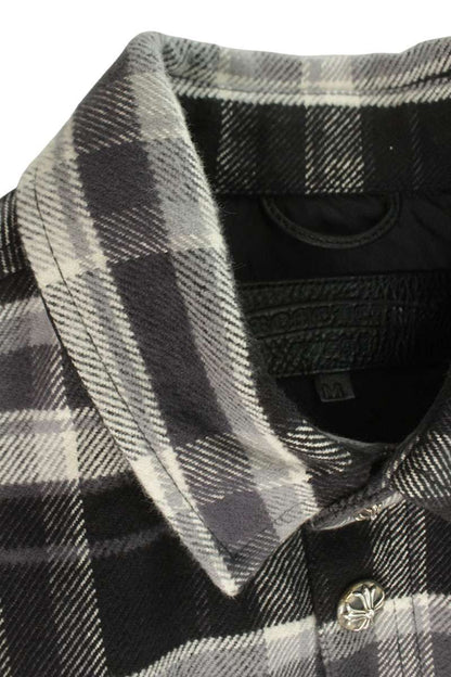 Chrome Hearts WORK DOG Check Cross Ball Jacket Size M