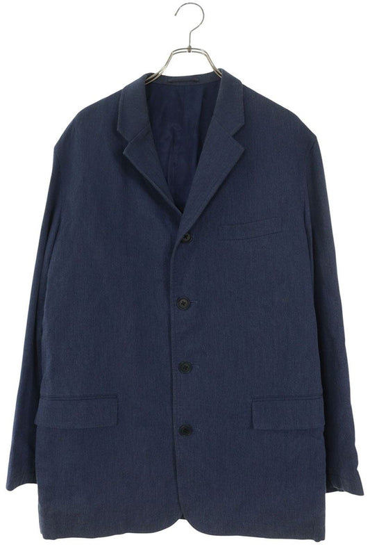 Ysformen Blue Rayon Blend Single 4B Tailored Jacket Size M