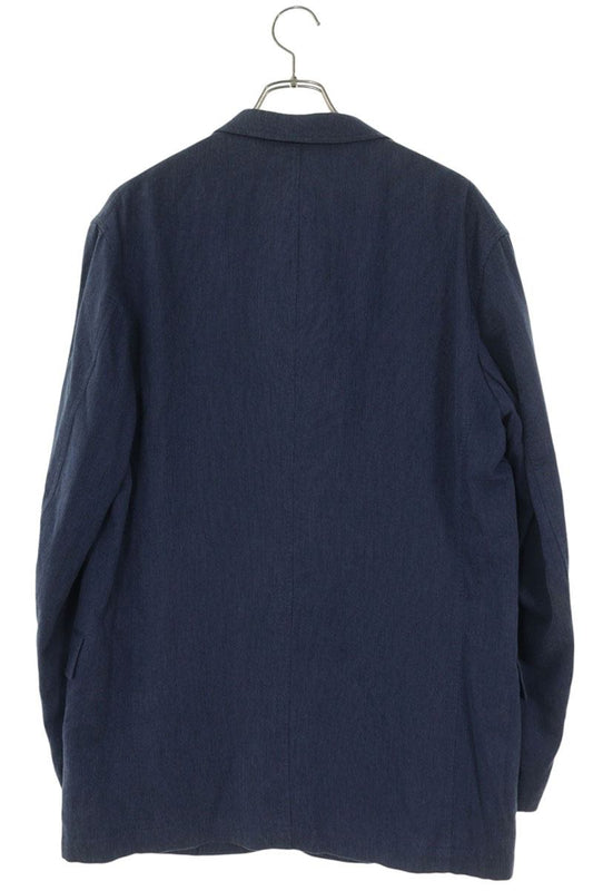 Ysformen Blue Rayon Blend Single 4B Tailored Jacket Size M
