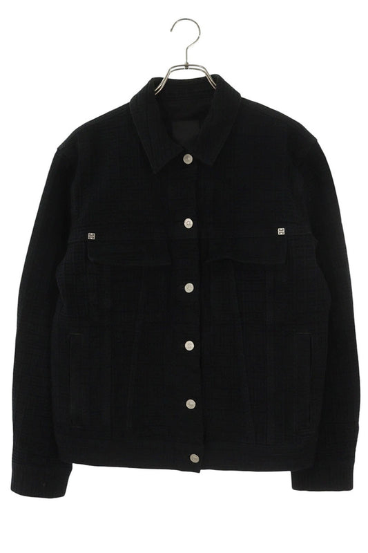 GIVENCHY Black Cotton Back Airbrush Graphic Jacket Size M