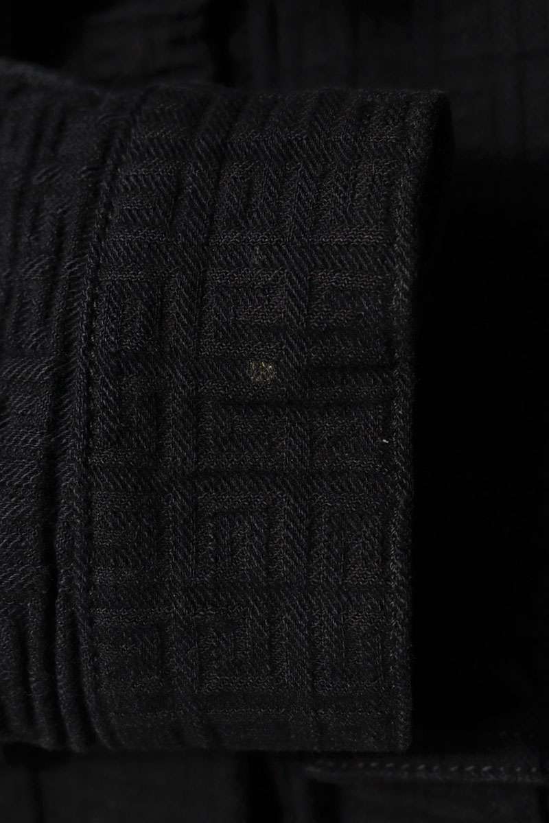 GIVENCHY Black Cotton Back Airbrush Graphic Jacket Size M