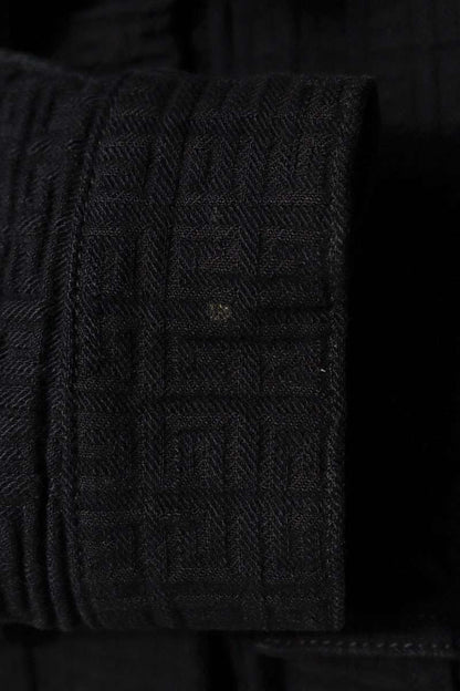 GIVENCHY Black Cotton Back Airbrush Graphic Jacket Size M