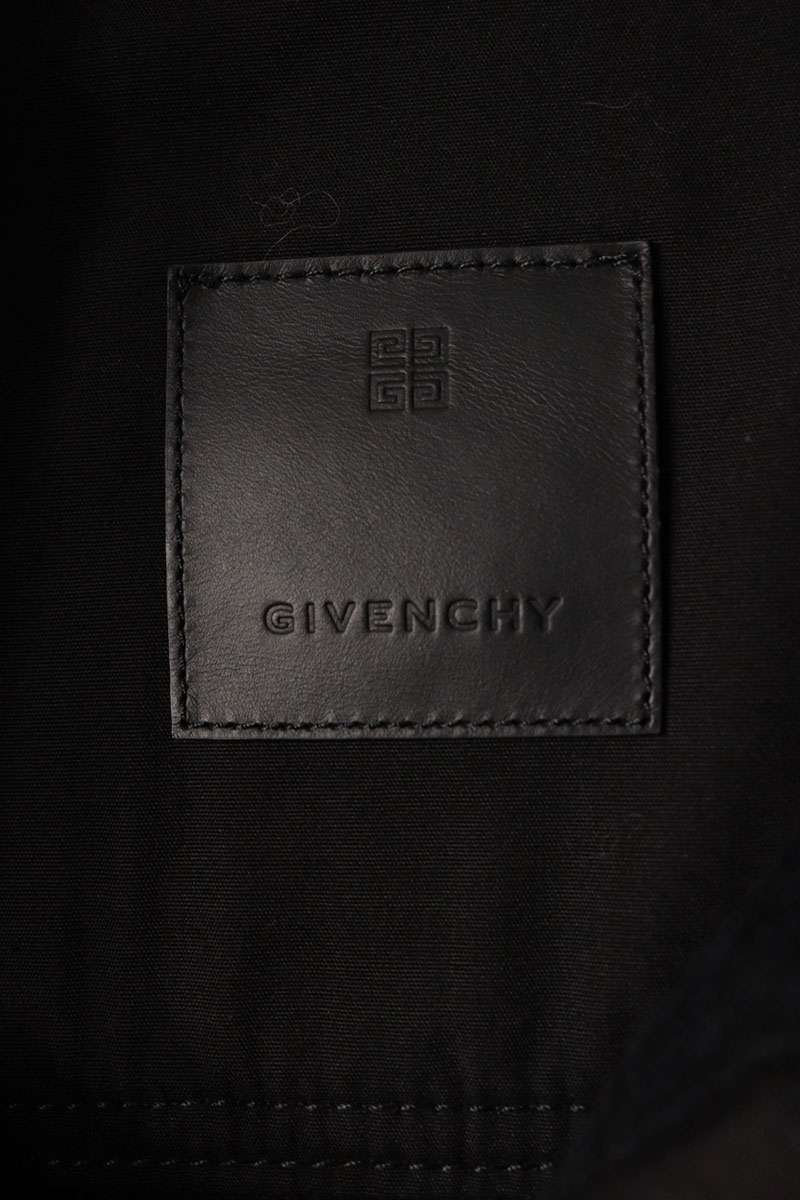 GIVENCHY Black/White Cotton Monogram Embossed Jacket Size S