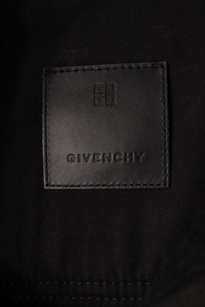 GIVENCHY Black/White Cotton Monogram Embossed Jacket Size S