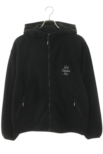 GOD SELECTION XXX Logo Embroidered Fleece Jacket Size S