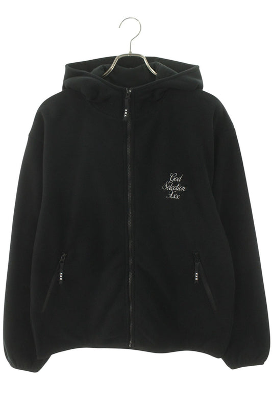 GOD SELECTION XXX Logo Embroidered Fleece Jacket Size XL