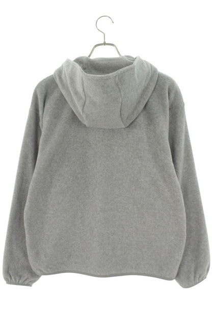 GOD SELECTION XXX Logo Embroidery Fleece Jacket Gray Size S