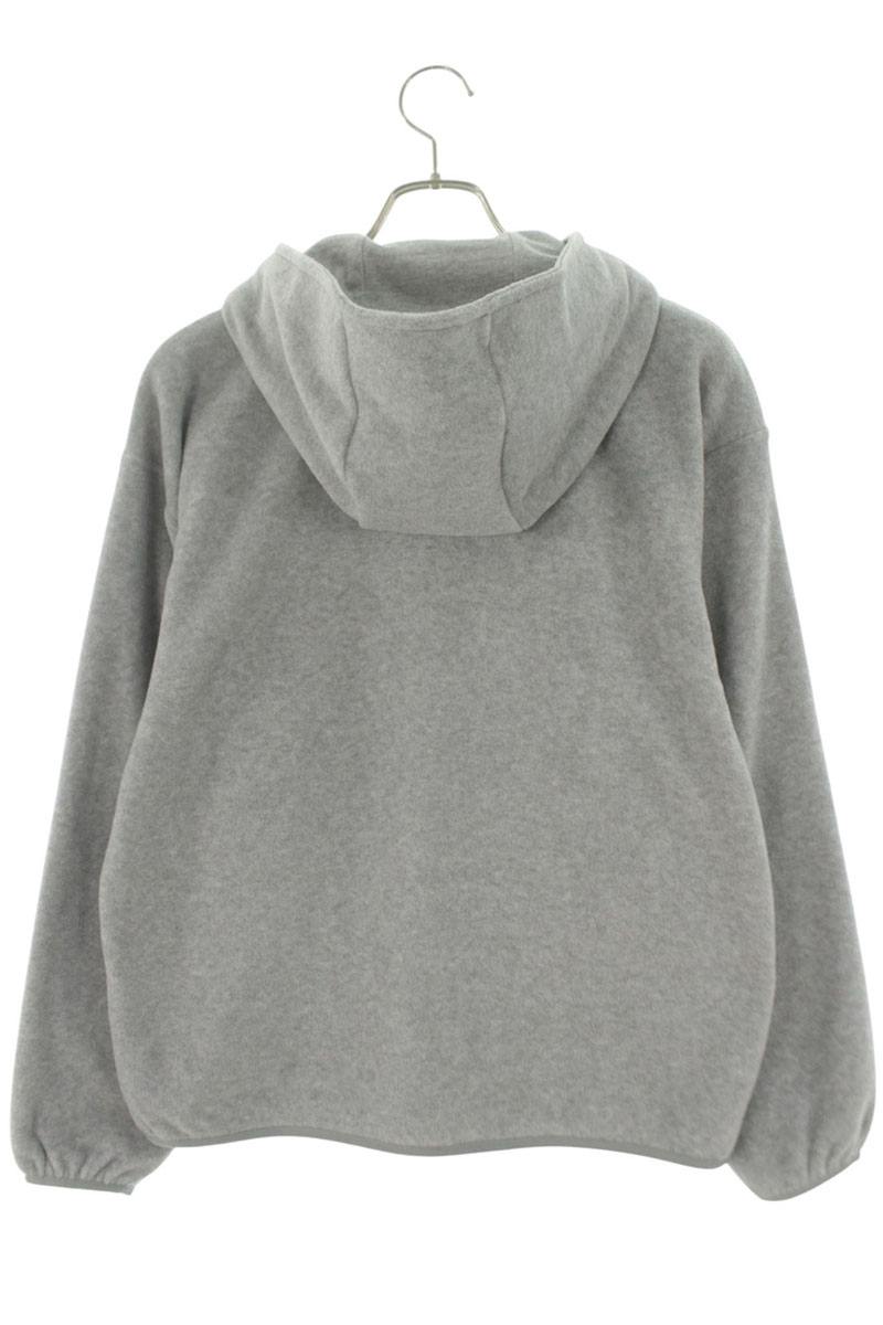 GOD SELECTION XXX Logo Embroidered Fleece Jacket Gray Size L