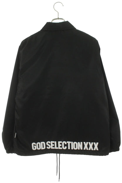 GOD SELECTION XXX Logo Coach Jacket Black Size S