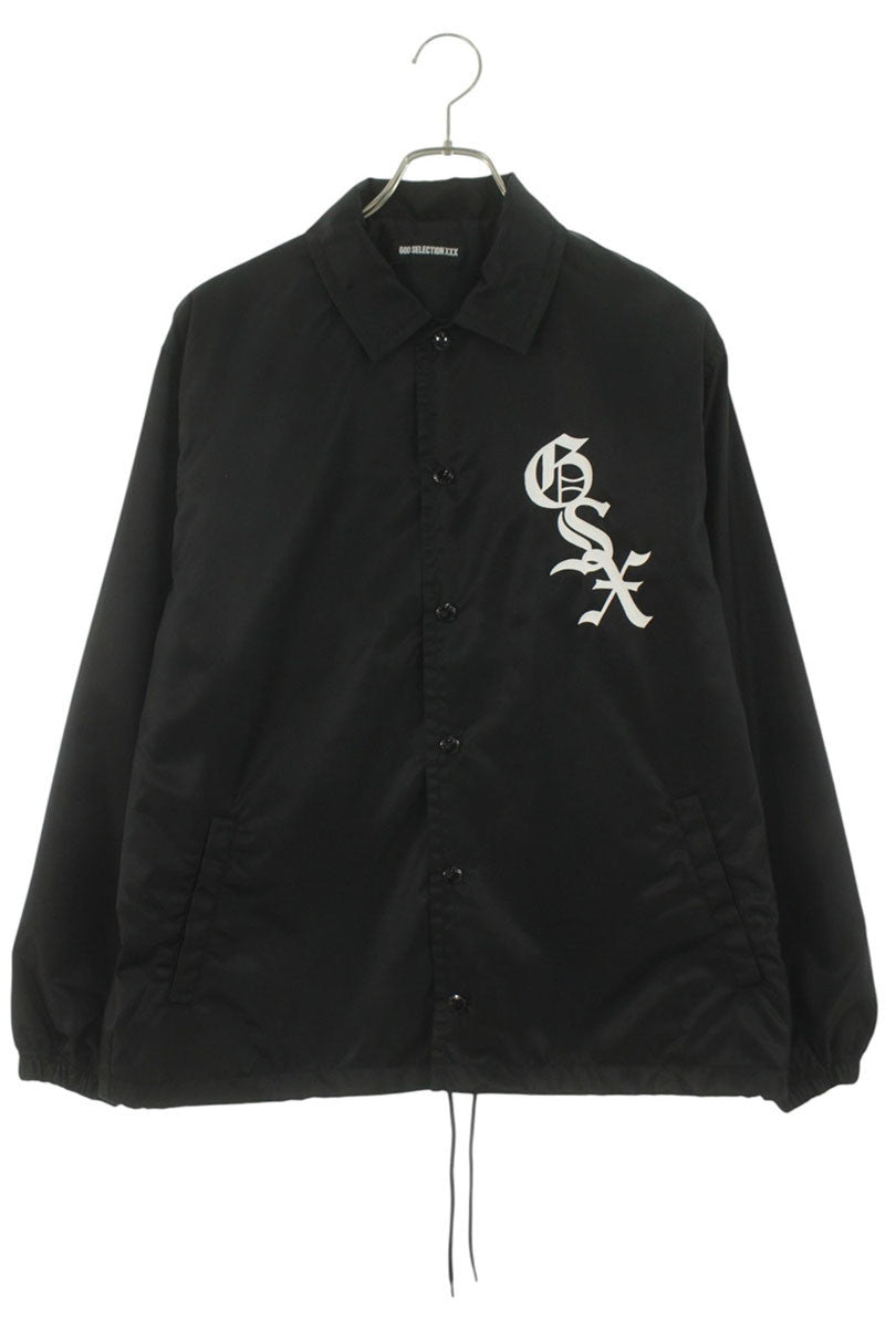GOD SELECTION XXX Logo Coach Jacket Black Size L