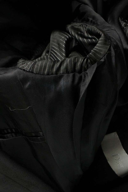 Dior HOMME 2 Button Wool Tailored Jacket Black Size S