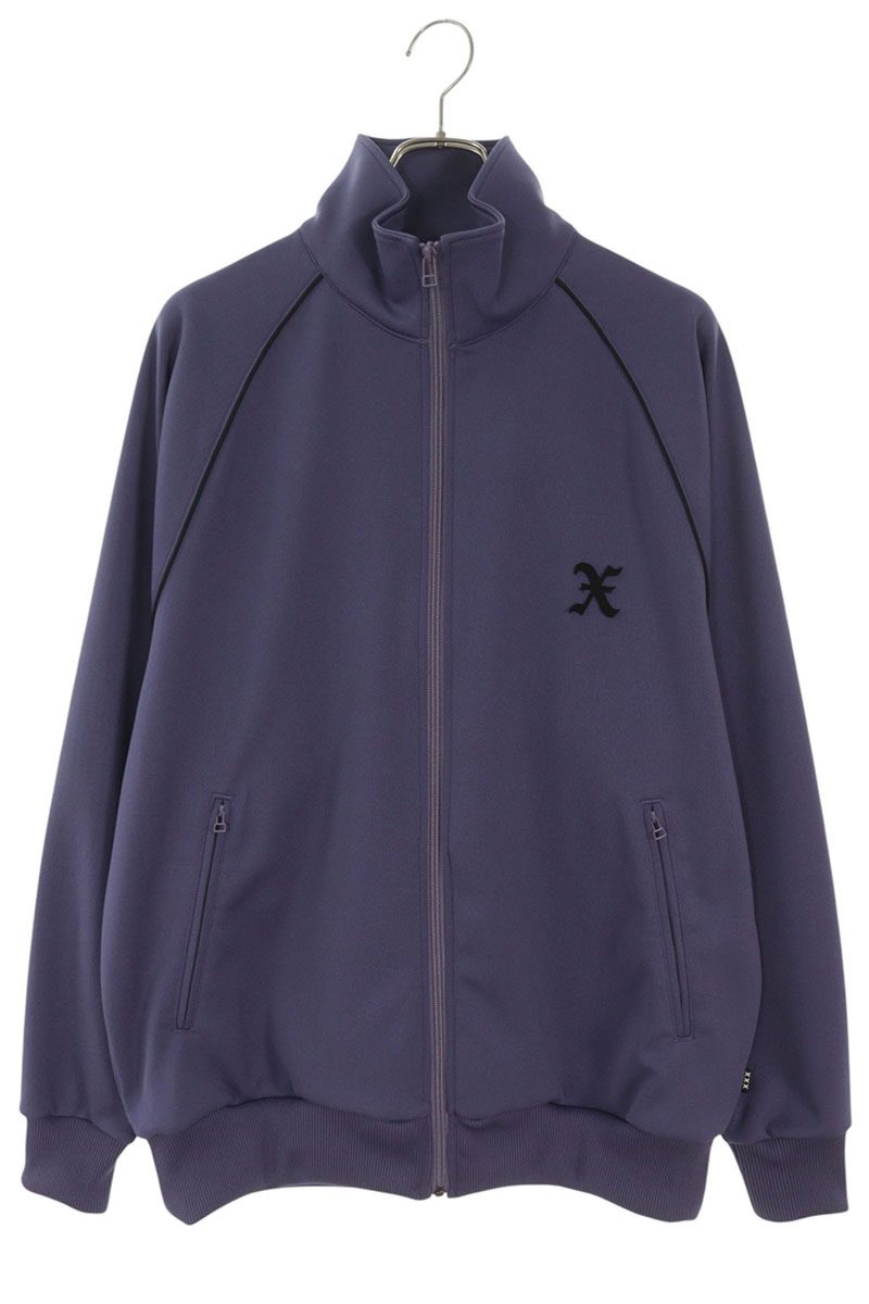 GOD SELECTION XXX X Patch Track Jacket Purple Size XL