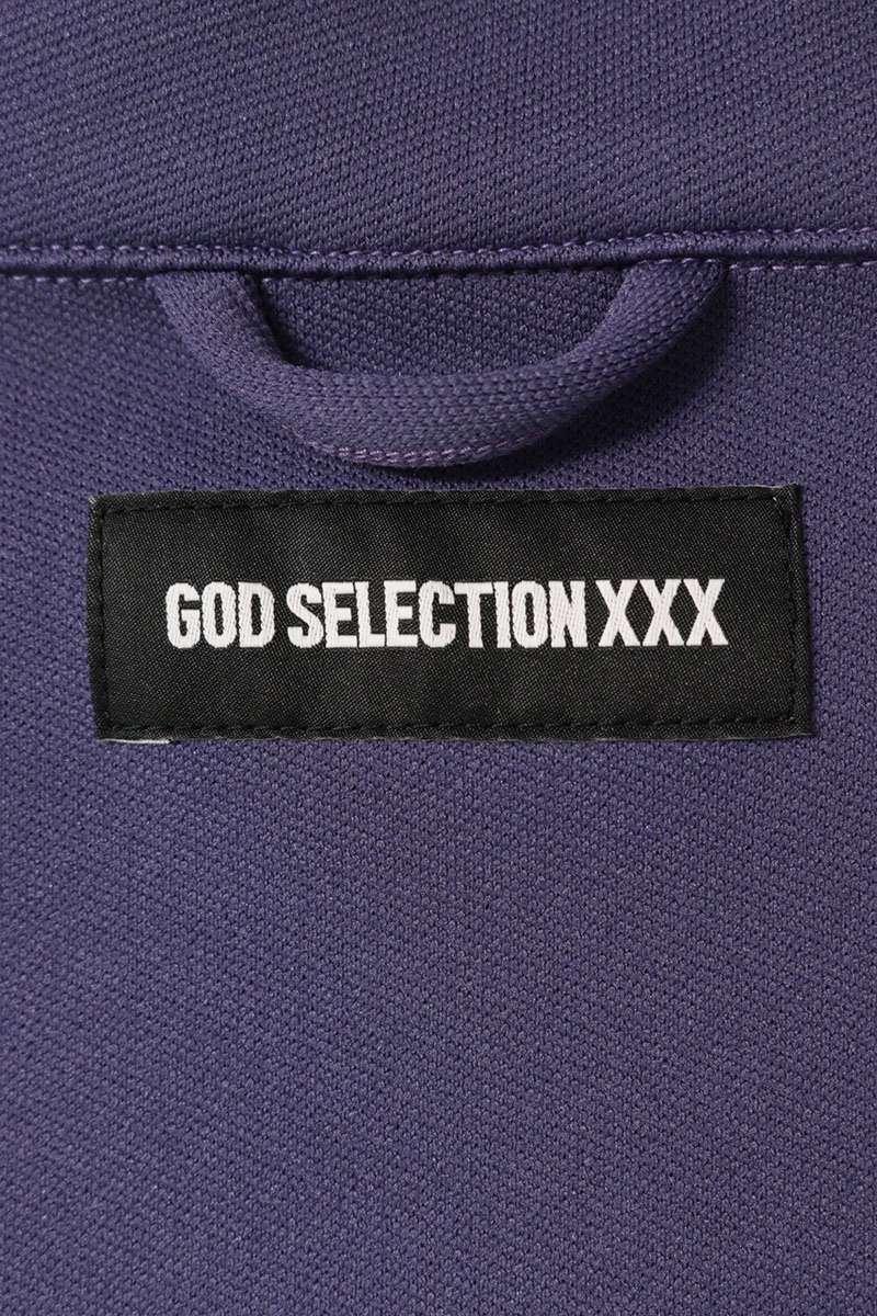 GOD SELECTION XXX X Patch Track Jacket Purple Size XL