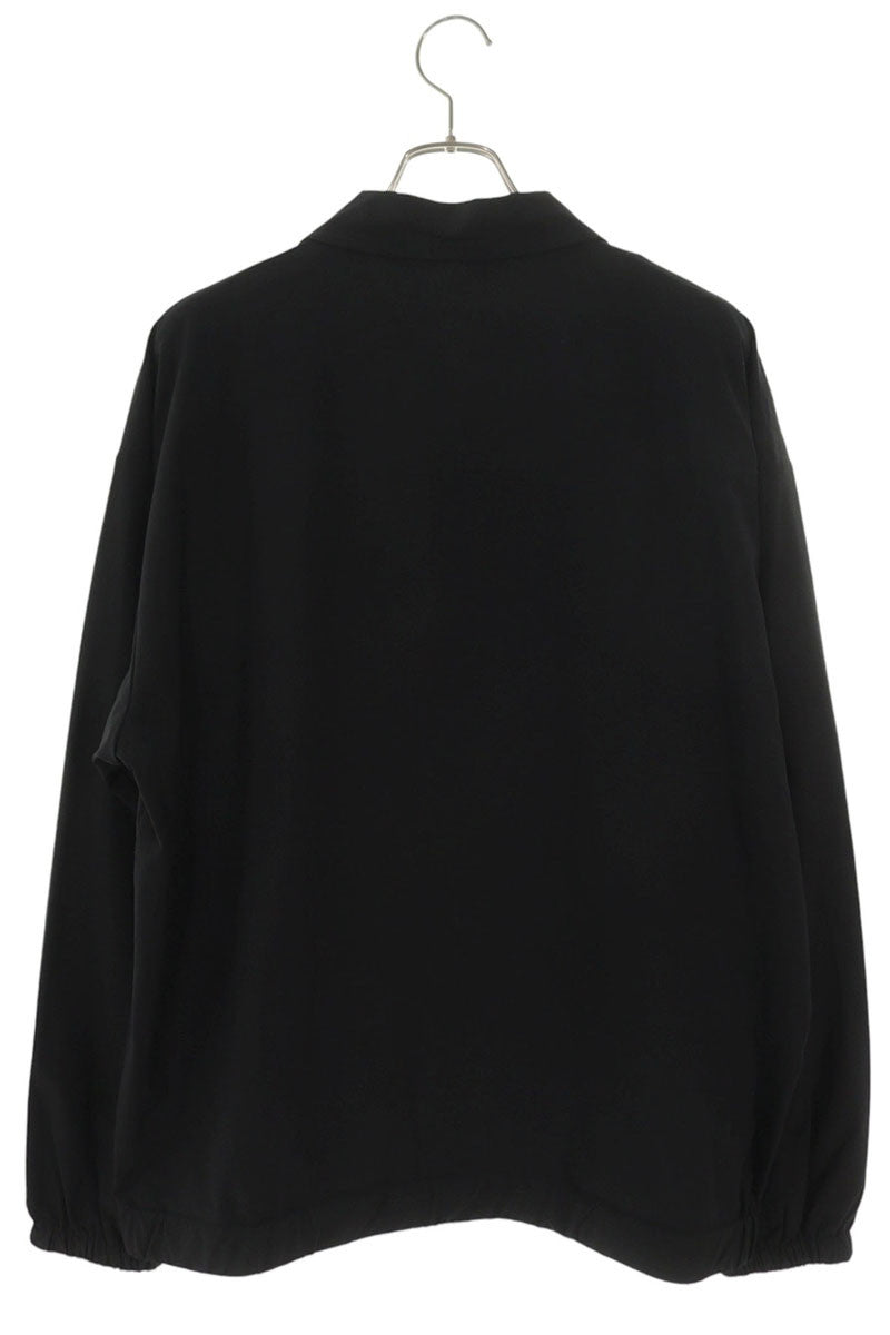 SEQUEL Black Nylon Blend Logo Embroidered Jacket Size L