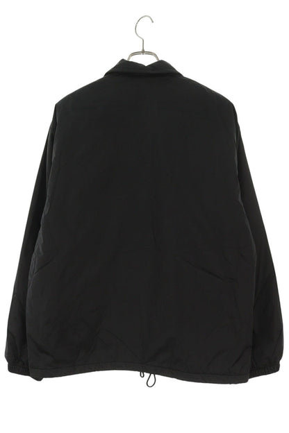 SEQUEL 24AW Black Nylon Logo Embroidered Jacket Size L