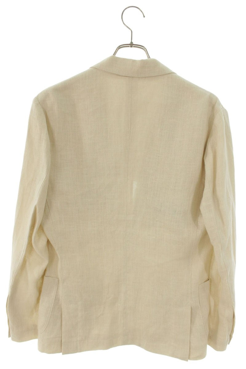 DOLCE & GABBANA Beige Linen Tailored Jacket Size S