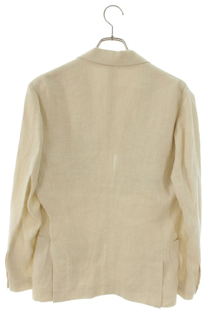 DOLCE & GABBANA Beige Linen Tailored Jacket Size S