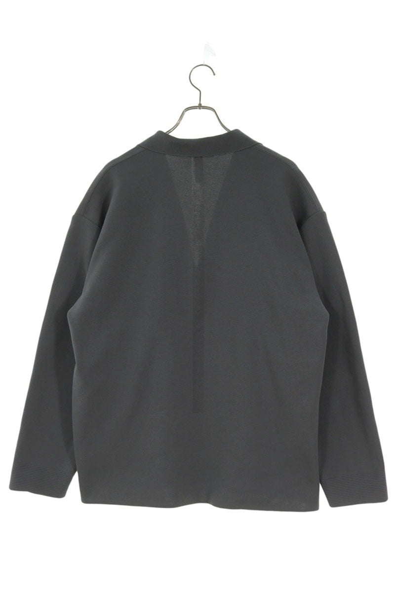 CFCL Gray Polyester Milano Rib Tailored Jacket Size XXL