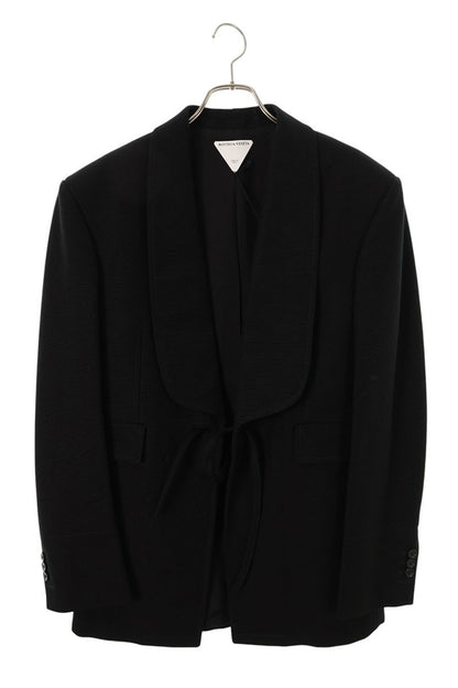 BOTTEGA VENETA Black Cotton Tailored Jacket Size S