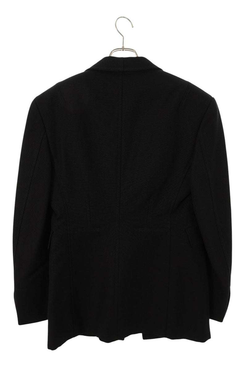 BOTTEGA VENETA Black Cotton Tailored Jacket Size S