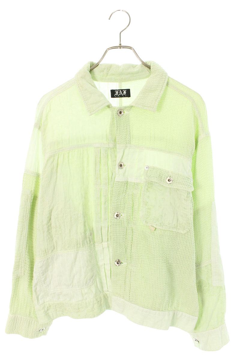 FAKE ASS FLOWERS Type-1F Jacket Light Green Size M