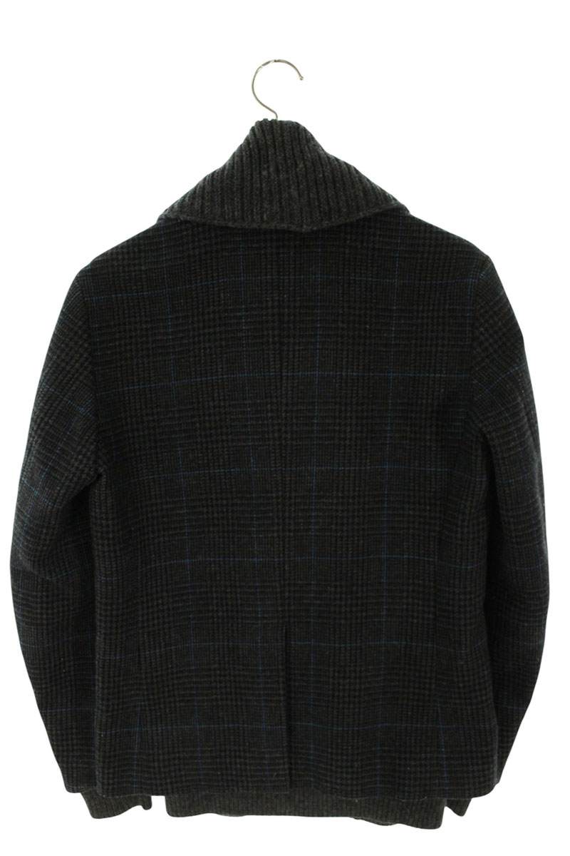 Sacai Wool Knit Docking Jacket Gray Size S