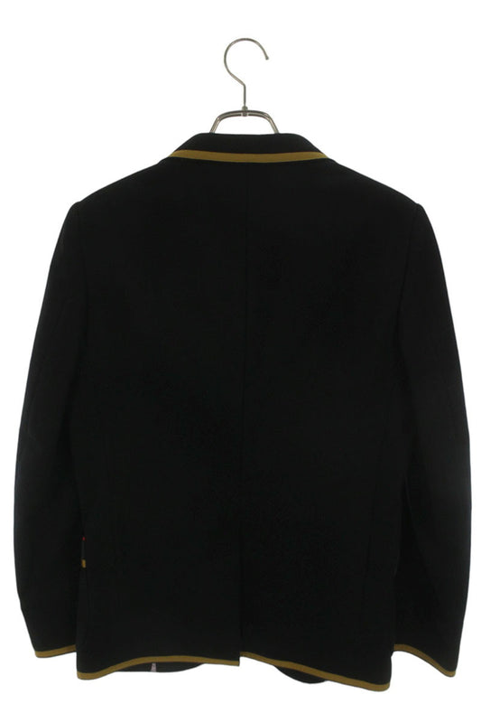 GUCCI Wool Cashmere University Blazer Black Size S
