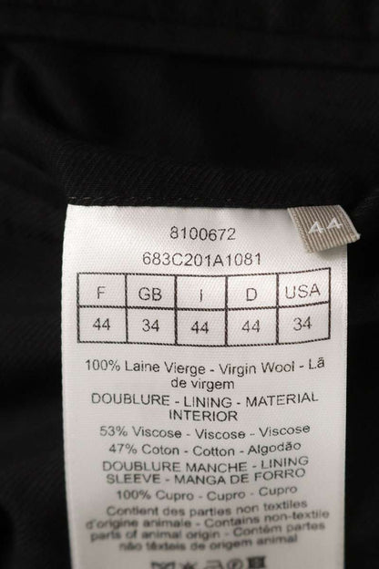 DIOR Wool Single Breasted 2B Tailored Jacket Brown Size XS
