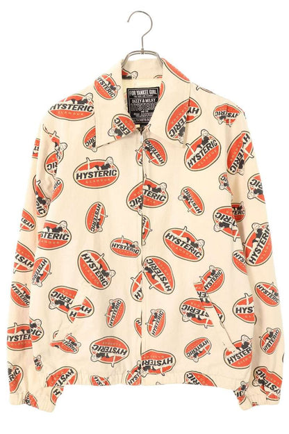 HYSTERIC GLAMOUR OVALWOMAN Cotton Zip Jacket White Size M