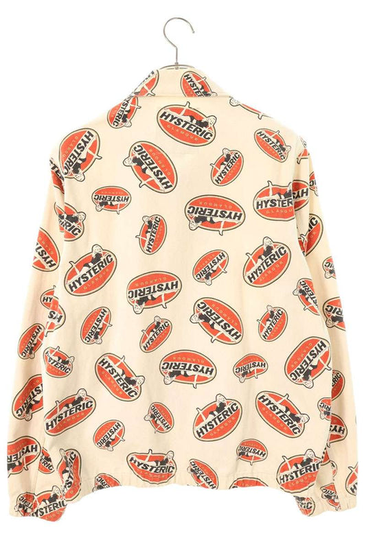 HYSTERIC GLAMOUR OVALWOMAN Cotton Zip Jacket White Size M