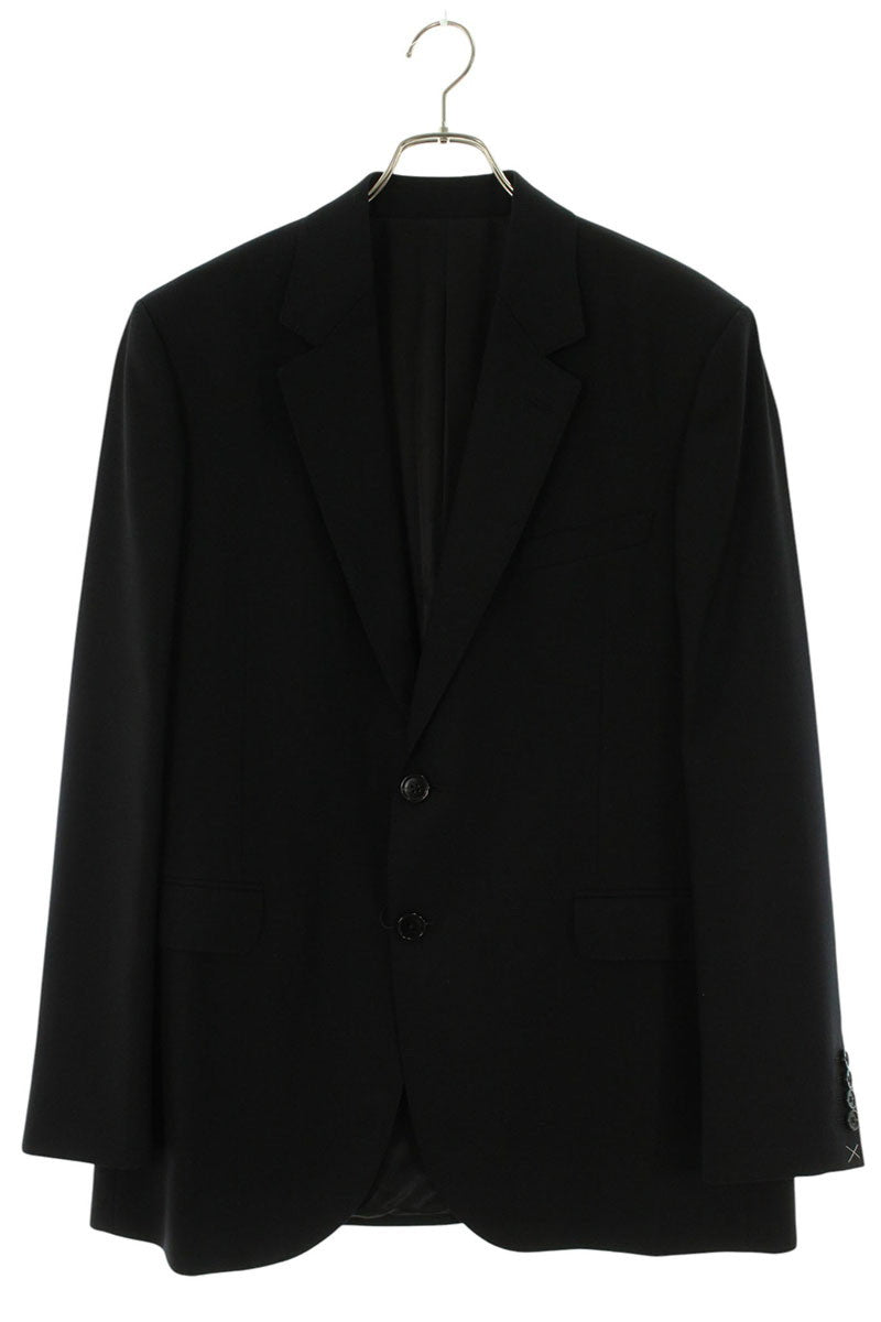 CELINE Wool Gabardine Boxy Tailored Jacket Black Size M