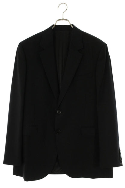 CELINE Wool Gabardine Boxy Tailored Jacket Black Size M