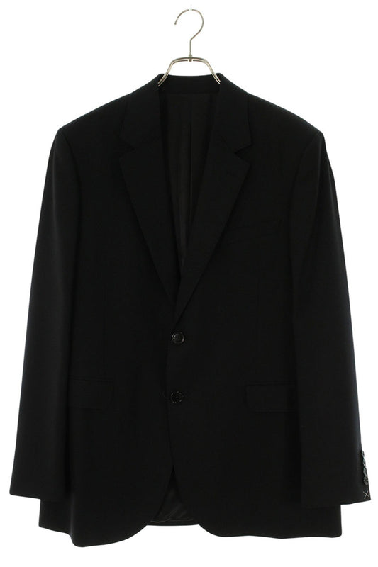 CELINE Wool Gabardine Boxy Tailored Jacket Black Size M