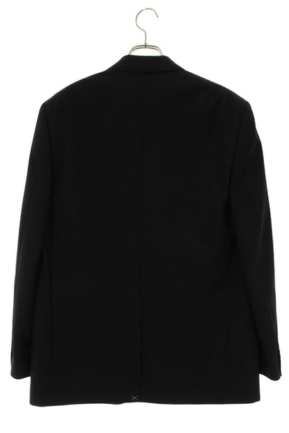 CELINE Wool Gabardine Boxy Tailored Jacket Black Size M
