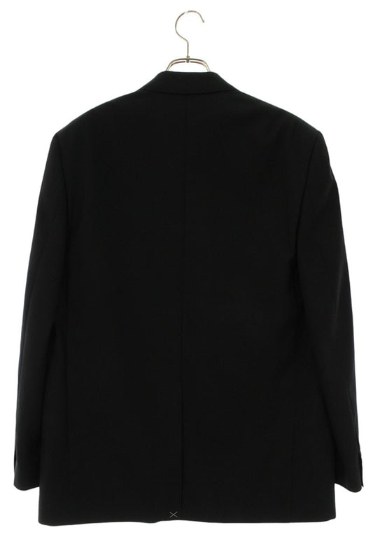 CELINE Wool Gabardine Boxy Tailored Jacket Black Size M
