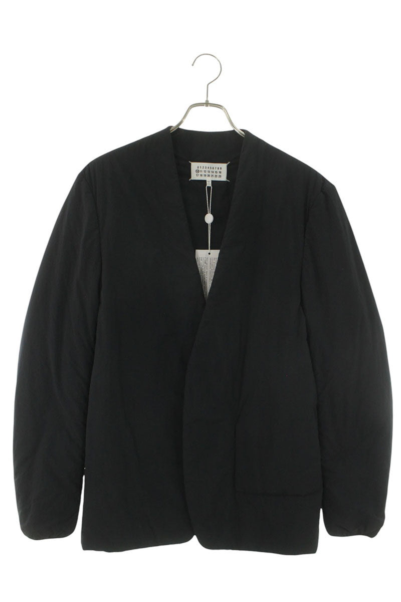 Maison Margiela 20AW Padded Collarless Jacket Black Size 48
