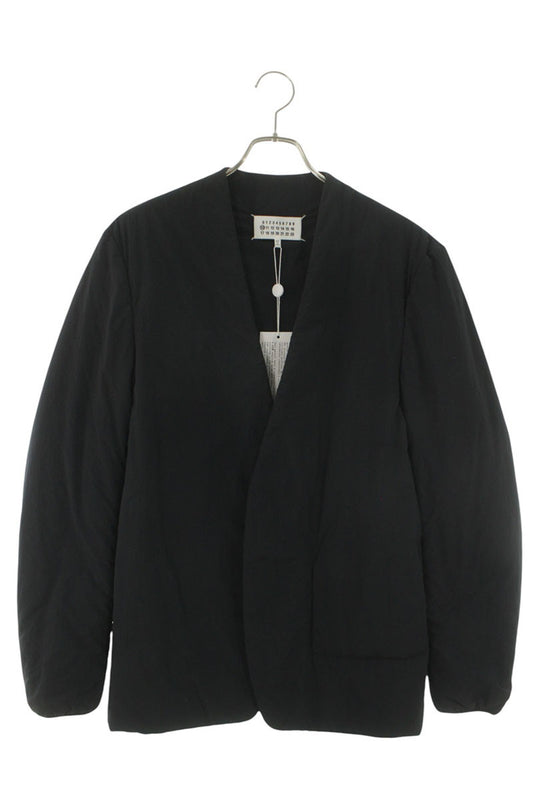 Maison Margiela 20AW Padded Collarless Jacket Black Size 48