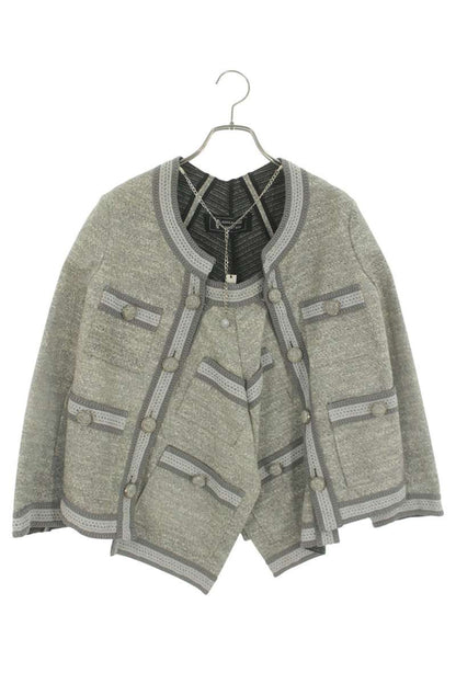 ANREALAGE Reflector Design Jacket Gray Size 38